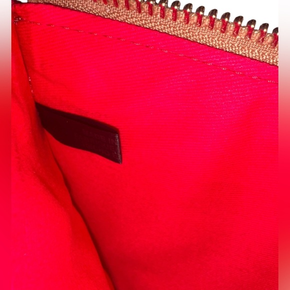 {NWOT Dooney & Bourke Saffiano Leather Zip Wristlet Wallet in Brown} - Picture 6 of 10